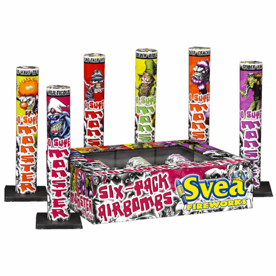 50 Super Monster Airbombs Svea Fireworks