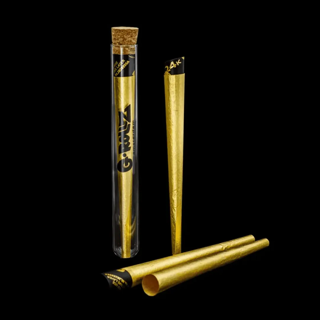 g rollz golden cone 24 k gold 2