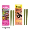 g rollz pre rolled terpenes infused hemp cones