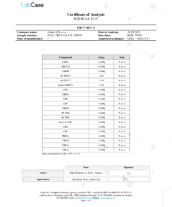 thcv olja 10ml coa